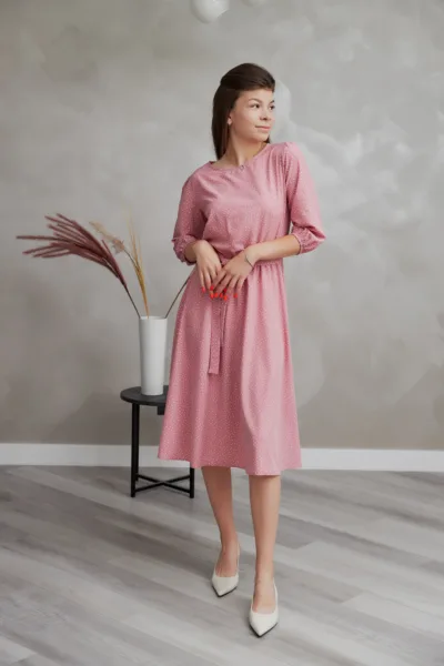 Сукня жіноча Estilo класична софт рожевий 01-178