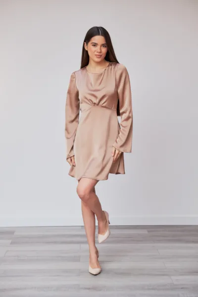 Сукня Estilo 01-192к капучиновий шовк