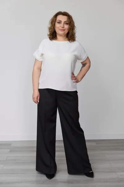 Штани жіночі Estilo класична костюмка чорний 03-027