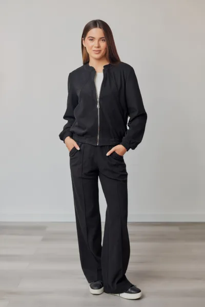 Костюм жіночий Estilo повсякдений-casual трикотаж Puma чорний 02-099