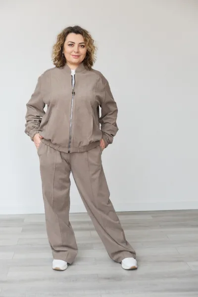 Костюм Estilo 02-113 шоколадний трикотаж "PUMA"